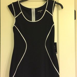 Black and white Express mini dress, BRAND NEW